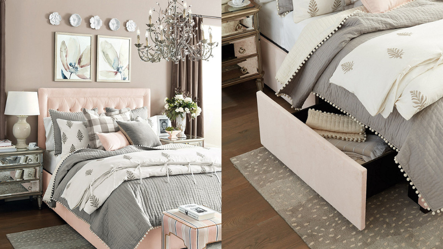 Giselle Upholstered Storage Bed: Luxury Meets Smart Storage