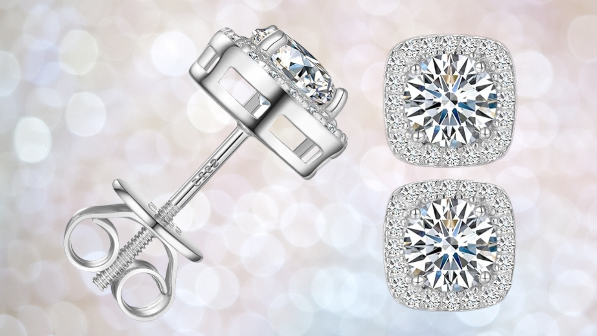 Why People Love Gugots Moissanite Square Stud Earrings With Screw Backs