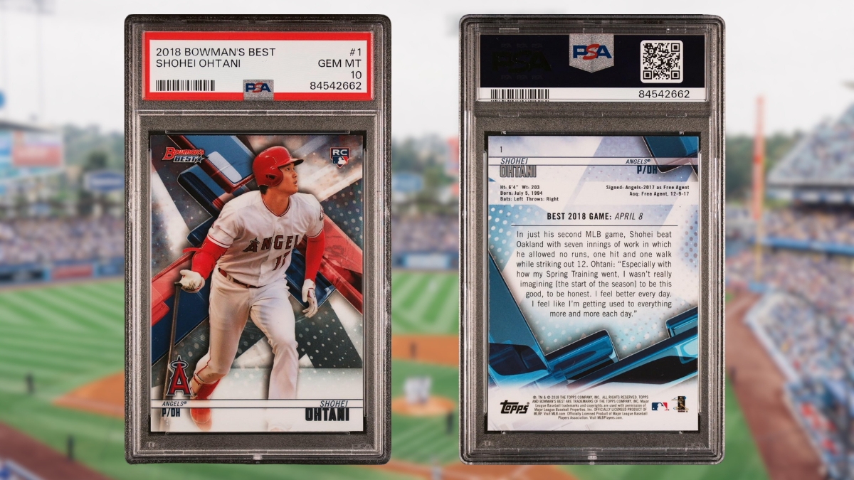 Collectors Are Fighting Over This Shohei Ohtani Rookie Card PSA 10