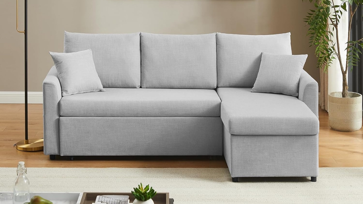 Why This L Shaped Sleeper Sofa Is Great for Apartments and Small Homes