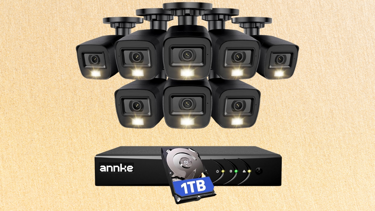The ANNKE Security Camera System Lets You Monitor Everything Remotely