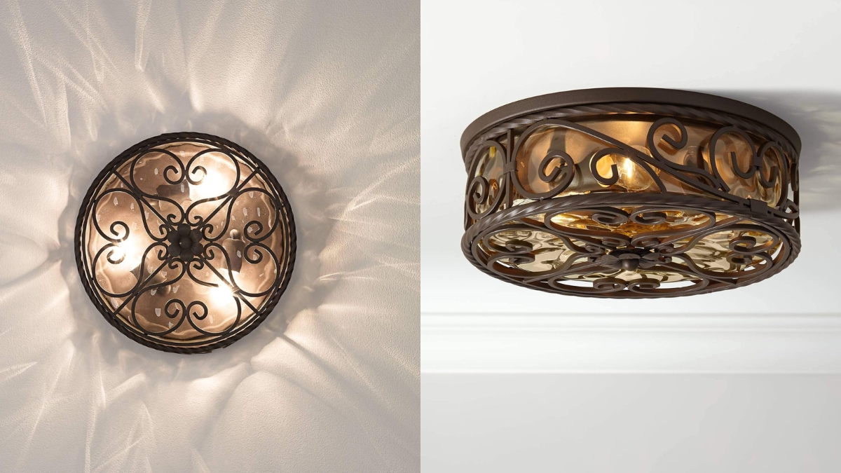 How I Used the John Timberland Casa Seville Ceiling Light to Style My Entryway