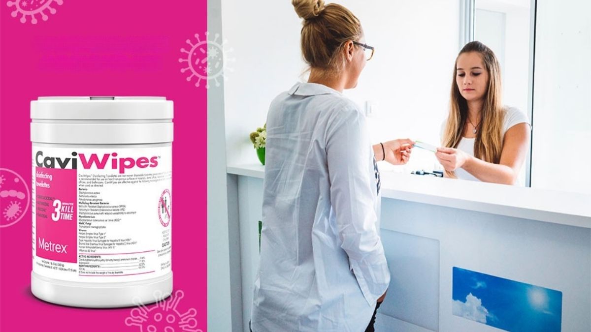 CaviWipes Trusted Disinfection in a 160 Count Canister