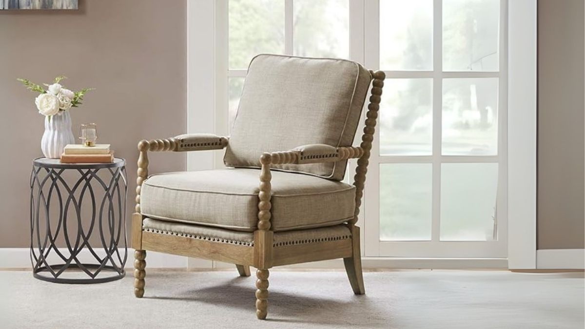 Madison Park Donohue Mid-Century Modern Accent Chair Timeless Elegance for Your Home