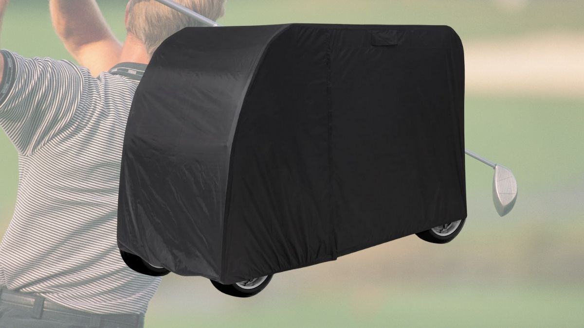 Amazon Basics Golf Cart Cover – Reliable Protection for EZGO, Yamaha & Club Car Models