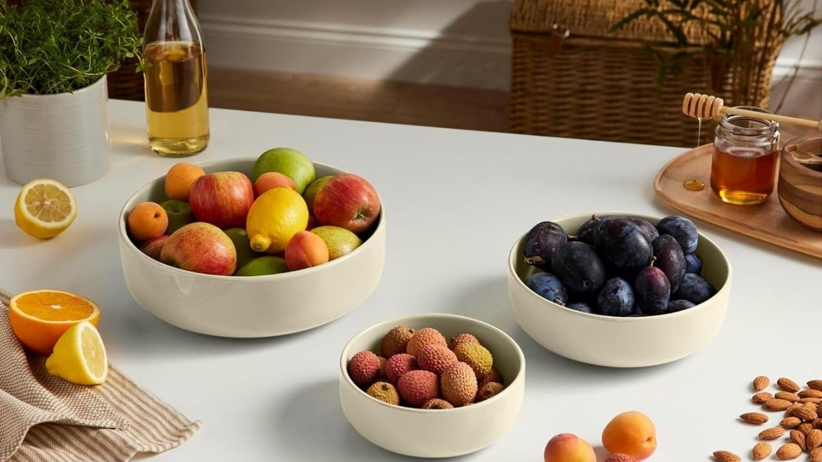 Glazed Stoneware Serving Bowls 3-Piece Set: A Practical Choice for Everyday Dining
