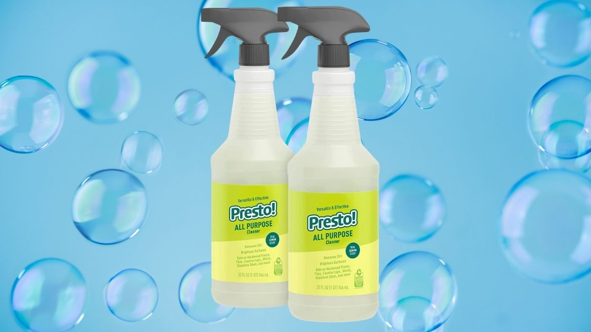 Presto! All Purpose Cleaner: A Lemon-Fresh, Budget-Friendly Essential for Your Home (Pack of 2)