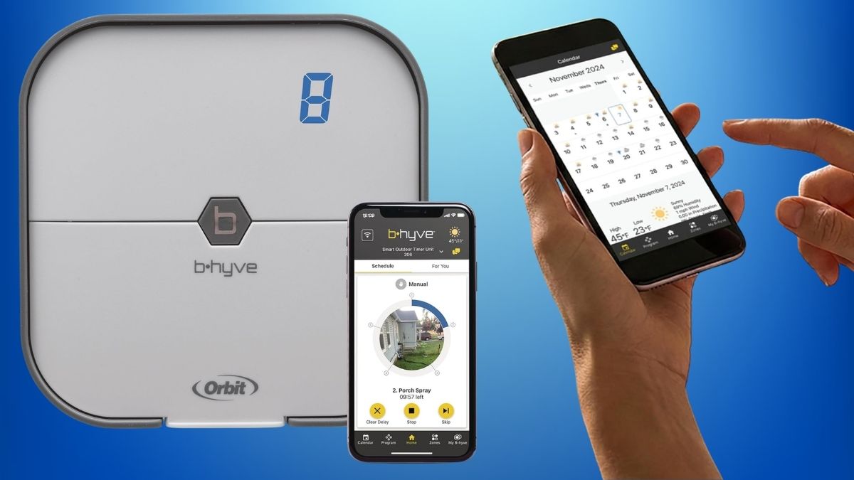 Orbit 57925 B-hyve 8-Zone Smart Indoor Sprinkler Controller
