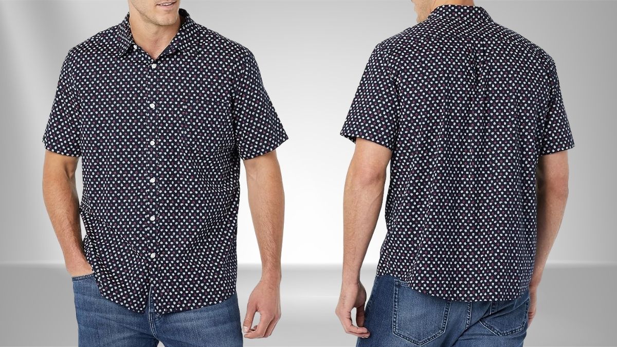 Amazon Essentials Men's Short Sleeve Dress Shirt