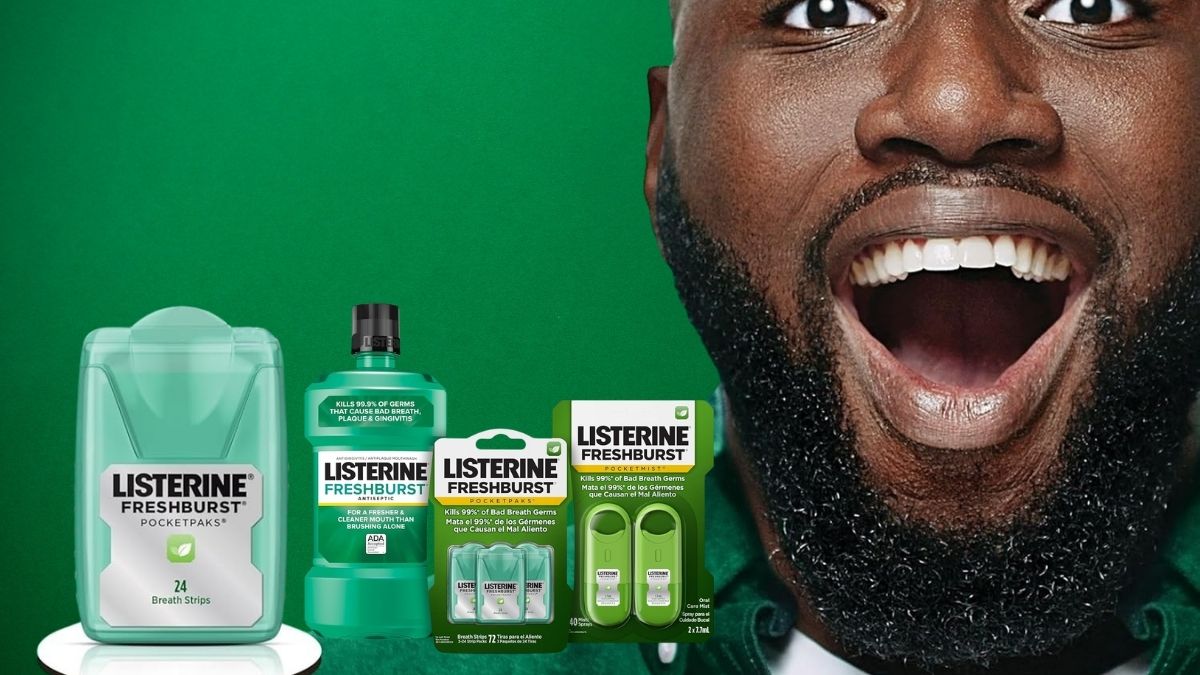 Listerine Freshburst Pocketpaks Portable Breath Strips