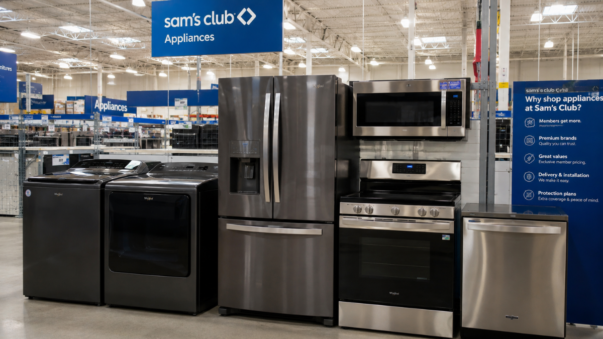 Sam’s Club appliances featuring home appliance deals and member savings